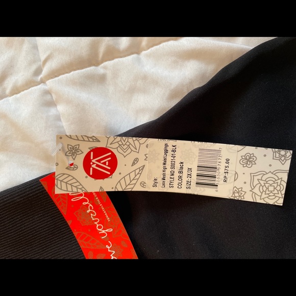 TEMA Athletics lace mash high waisted leggings size 2X/3X - Picture 8 of 12